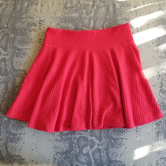 Red Circle/Skater Skirt - Picture 1 of 4